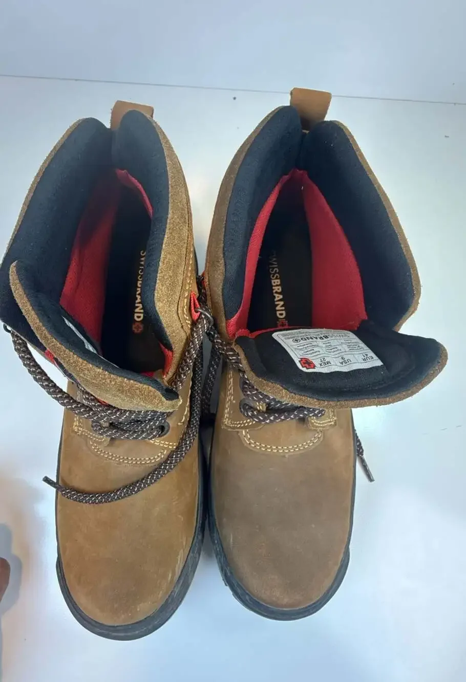 Swissbrand brown suede